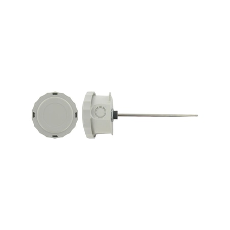Dwyer Instruments Immersion temperature sensor, 4" insertion length, Balco 1000 RTD sensor, NEMA 4X housing I2-44042